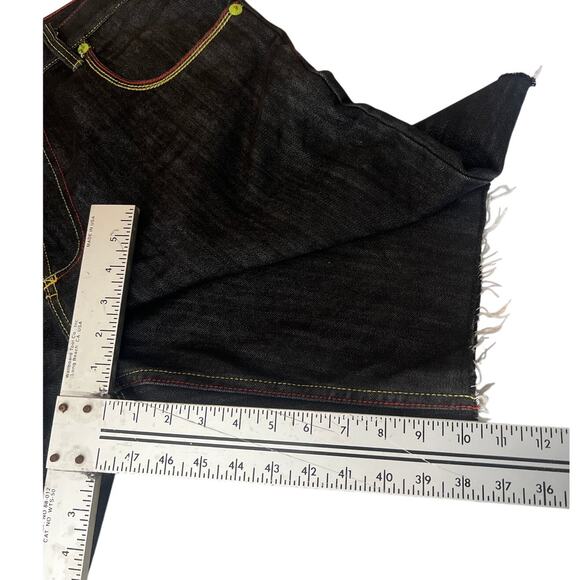 Royal Blue Y2K Baggy Cut Jorts Shorts Size 36 Denim - Picture 6 of 6